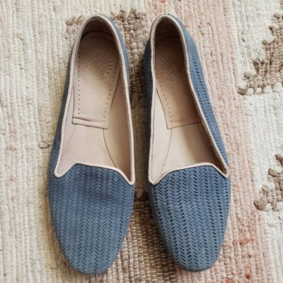 Summertime Bohemian Loafers Perforated Leather Suede size EU 37 / US 6.5 - Picture 14 of 14